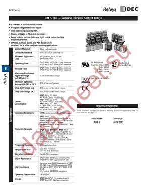 RH2B-ULCDC24V datasheet  